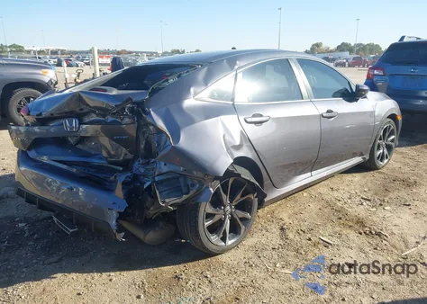 2020 Honda Civic Sport z USA, uszkodzony, nr VIN 2HGFC2F84LH589713